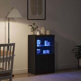  LED komoda Crni hrast 60,5 x 37 x 100 cm Konstruirano drvo | shoptok.hr