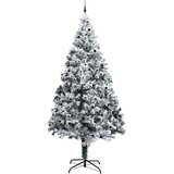 vidaXL Umjetno osvetljeno božićno drvce s setom kuglica Zelena 400 cm | Shoptok.si