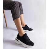 Gemre Black Guerrera thick-soled sneakers | Shoptok.si