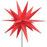  Božićna svjetla sa šiljcima 3 kom LED sklopiva crvena 57 cm | shoptok.hr