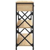  Konzolni stol boja hrasta sonome 75x28x75 cm konstruirano drvo | shoptok.hr