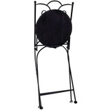 In 3-dijelni bistro set s keramičkim pločicama boja cigle i bijeli | shoptok.hr