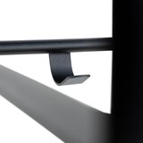 Spinder Design Crna metalna zidna vješalica s policom Rex – | shoptok.hr