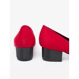 GOODIN Red pumps with a bow and a patent leather toe | shoptok.hr
