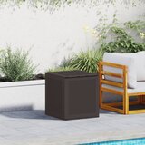 vidaXL Kutija za skladištenje u vrtu Smeđa 55x53x57 cm PP | shoptok.hr