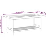  Stolić za kavu 110 x 55 x 45 cm bambus | Eponuda.com