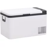 Prijenosni hladnjak s ručkom crno-bijeli 18 L PP i PE