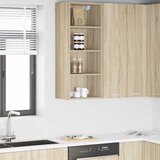 vidaXL Viseći ormarić s policom Riga Sonoma hrast 40 x 29,5 x 100 cm | shoptok.hr