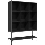 Furnova Knjižna omara črna 102x30x141,5 cm inženirski les, (21932970) | Shoptok.si