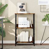 vidaXL Knjižna polica dimljen hrast 50x33x82 cm inženirski les | Shoptok.si