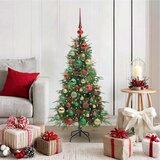 Umjetno božićno drvce s nogom s stalakom Zelena 120 cm PE i PVC | shoptok.hr