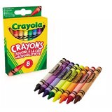 Crayola - 8 kosov voščene krede | Shoptok.si
