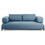 Kave Home Plava sofa s malim prostorom za odlaganje Compo | shoptok.hr