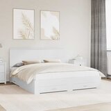  Krevetna konstrukcija Bijelo 180 x 200 cm Konstruirano drvo | shoptok.hr