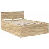  Krevetna konstrukcija s uzglavljem Sonoma hrast 150 x 200 cm | Eponuda.com