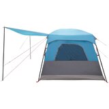  Obiteljski šator Plava 420 x 305 x 200 cm Poliester i čelik | Eponuda.com