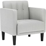 SOFA s naslonima za ruke, siva, 53 cm, tkanina | Shoptok.si