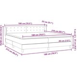 Box Spring postelja z vzmetnicami Roza 180x210 cm Velvet, (21790871) | Shoptok.si