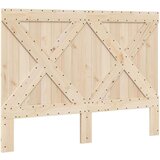 vidaXL Posteljni okvir z vzglavjem siv 160x200 cm trdna borovina | Shoptok.si