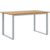  Stol za vrt Siva 140 x 80 x 75 cm Čvrsto drvo akacije | shoptok.hr
