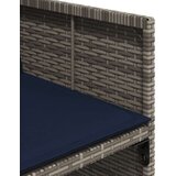  5-dijelni vrtni blagovaonski set sivi od poliratana | shoptok.hr