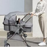 Malatec zaštita od sunca za dječja kolica, siva | shoptok.hr