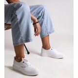 Cross Jeans White women's sneakers with thick soles | shoptok.hr