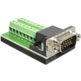 VGA 65424 VGA adapter [1x moški konektor VGA - 1x vijačna sponka] črna 0.00 m, (20430222) | Shoptok.si