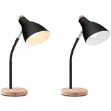 Stona lampa Scandi E27 max 40W drvo-crna Scandi Black