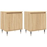 Maison Chic Dvo delni komplet Nočne omarice - Nočne mize sonoma hrast 40x30x50 cm inženirski les, (21689096) Cene