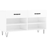  Klupa za cipele sjajna bijela 102x35x55 cm konstruirano drvo | shoptok.hr