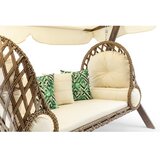 Hanah home saltanat - cream cream garden triple swing chair | Eponuda.com