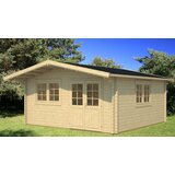 Male kuće Drvena kuća GÖTEBORG C 560 × 410 cm sa šindrom | shoptok.hr
