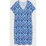 Marisse Patterned Blue Dress | ePonuda.com