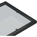  Računalniška stranska mizica črna 50x35x65 cm kaljeno steklo, (20712791) | Shoptok.si