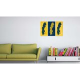  Slika - Painted map of Sweden - triptych 60x40 | shoptok.hr