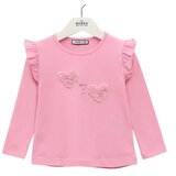Wanex Majica dugih rukava za devojčice sa srcima 32878, Roze Cene