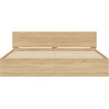  Okvir za krevet s uzglavljem i LED boja hrasta sonome 200x200cm | Eponuda.com