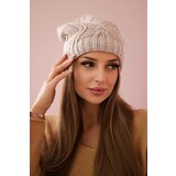Kesi Cap with fleece Sylwia K244 dark beige | shoptok.hr