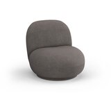 Micadoni Home Siv fotelj iz tkanine bouclé Chuck – | Shoptok.si
