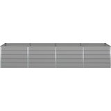  Sadilica Svijetlo siva 385 x 100 x 75 cm Cinkani čelik | shoptok.hr