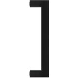 Ručke za ormarić 10 kom crne 128 mm od nehrđajućeg čelika | shoptok.hr