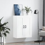  Zidni ormarić bijeli 69,5 x 34 x 90 cm od konstruiranog drva | shoptok.hr