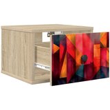  Wall-mounted noćni ormarić HEESCH Hrast sonoma 36 x 33 x 25 cm | shoptok.hr