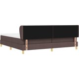  s opruga kutije Tamno smeđa 200 x 200 cm tkanina | shoptok.hr