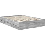  Okvir za krevet Siva Sonoma 140 x 200 cm Inženjersko Drvo - Sivi hrast sonoma 140 x 200 cm | shoptok.hr