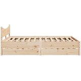  Okvir za krevet s ladicama 140x190 cm od masivnog drva | Eponuda.com