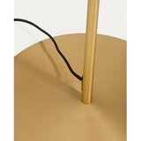Kave Home Bela/v zlati barvi stoječa svetilka s steklenim senčilom (višina 165 cm) Brisia – | Shoptok.si