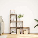 vidaXL Pregrada / regal za knjige 3 razina hrast 99x29x99 cm drveni | shoptok.hr