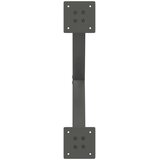  Noge za klubsko mizico v obliki črke X 2 kosa antracit 50 x (30-31) cm jeklo, (22123958) | Shoptok.si